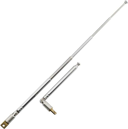 Antena telescopica 4 segmente + balama 90 grade 21cm/63cm