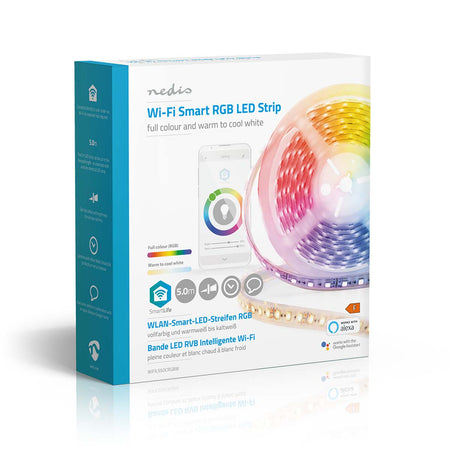 Banda LED 5050 5m Smart Wi-Fi Nedis RGB 2700.6500 5m