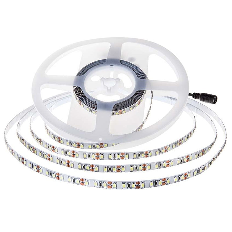 Banda LED SM2835 24V 12W/m 168LED/m 1680lm/m 4000K IP20 5M V-tac SKU-212597