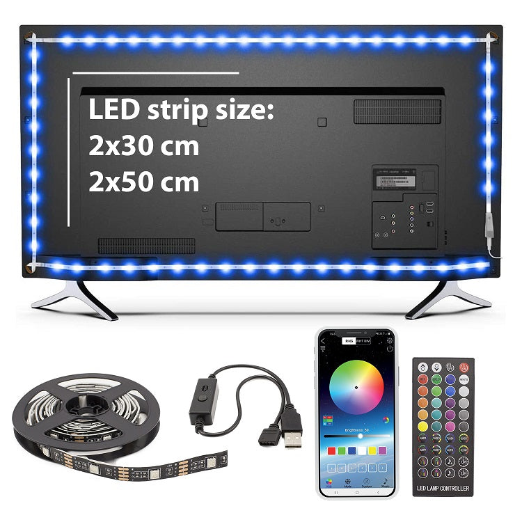 Banda LED SMART pentru iluminare ambientala TV 24"- 38" SunShine