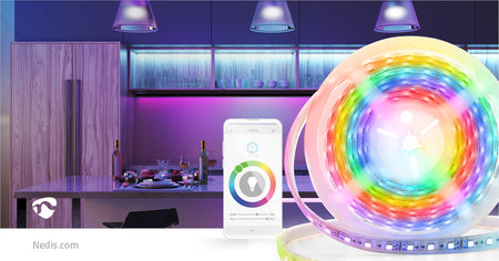 Banda LED Smart Wi-Fi RGB 700lm IP65 5m Nedis