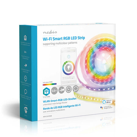 Banda LED Smart Wi-Fi RGB 700lm IP65 5m Nedis