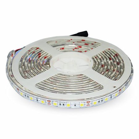 Banda LED SMD5050 30LED/m 4.8W/m 500lm/m 6000K IP65 5m V-TAC