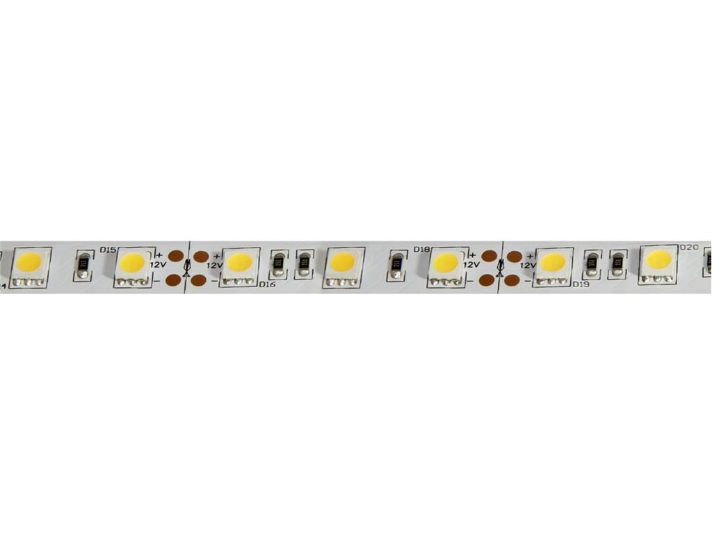 Banda LED SMD5050 IP20 5m lumina calda 3000K 12V 60LED/m 14.4W/m Well