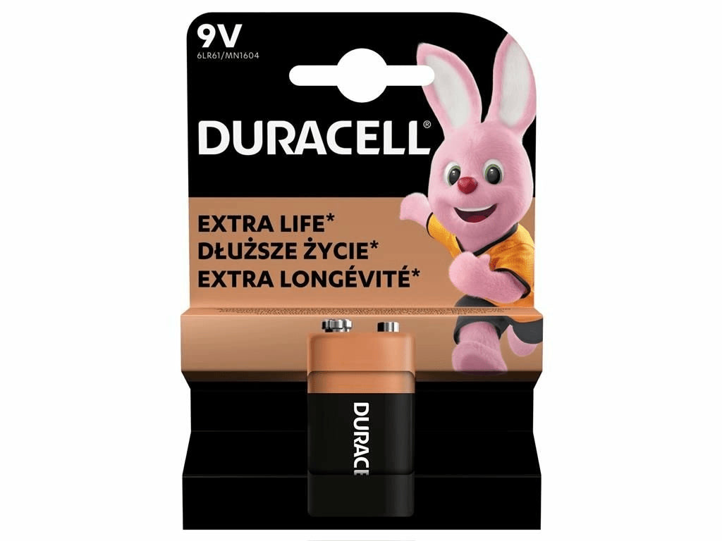 Baterie alcalina DURACELL 9V 6LR61 BASIC