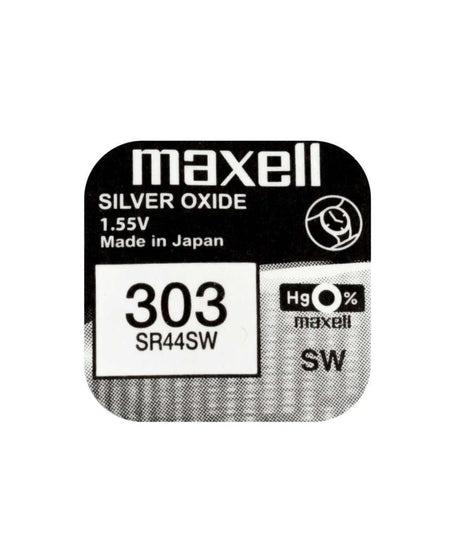 Baterie ceas Maxell SR44SW V303 AG13 1.55V oxid de argint 1buc