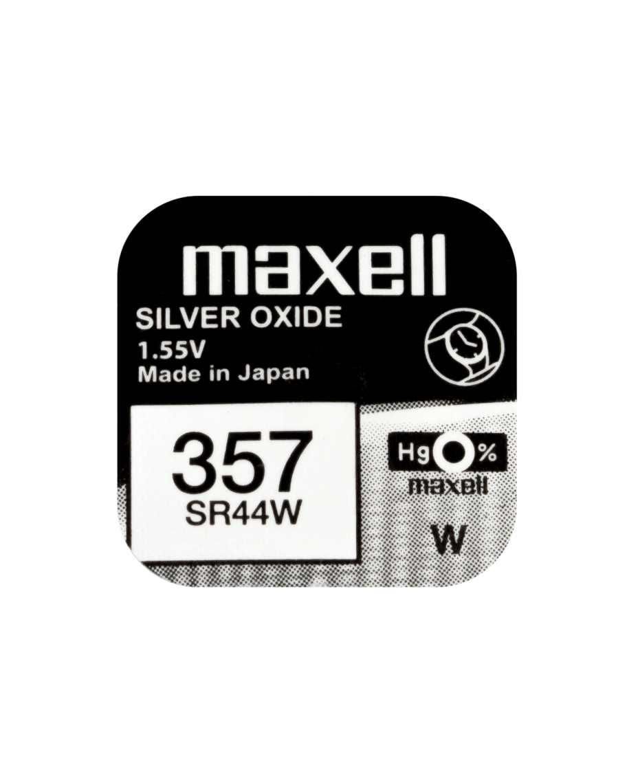 Baterie ceas Maxell SR44W V357 AG13 1.55V oxid de argint 1buc