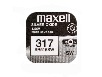 Baterie ceas Maxell SR516SW V317 SR62 1.55V oxid de argint 1buc