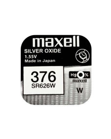 Baterie ceas Maxell SR626W V376 SR66 1.55V oxid de argint 1buc