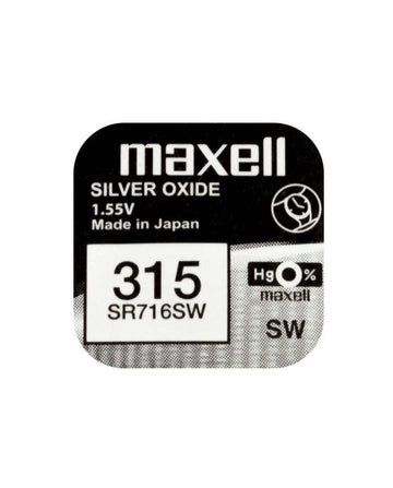 Baterie ceas Maxell SR716SW V315 1.55V oxid de argint 1buc