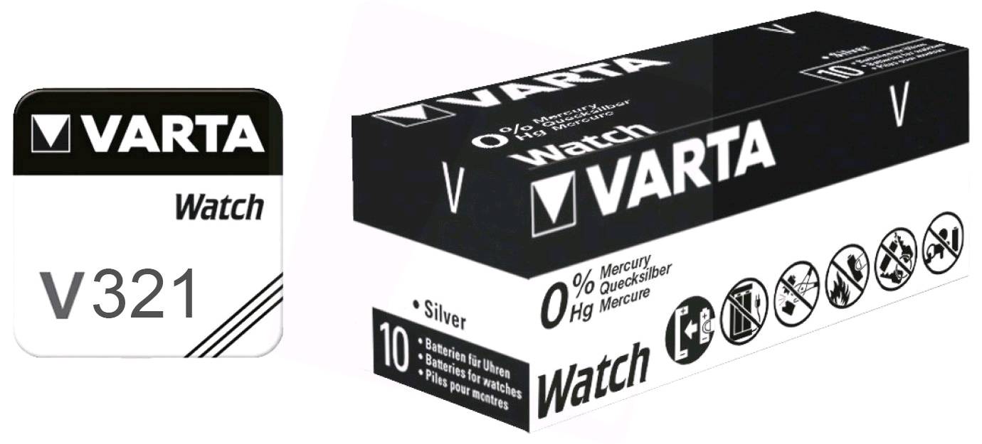 Baterie ceas Varta V321 6.8x1.65mm SR65 SR616SW