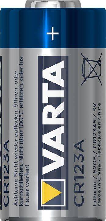 Baterie CR123A Varta lithium 3V 1600mA