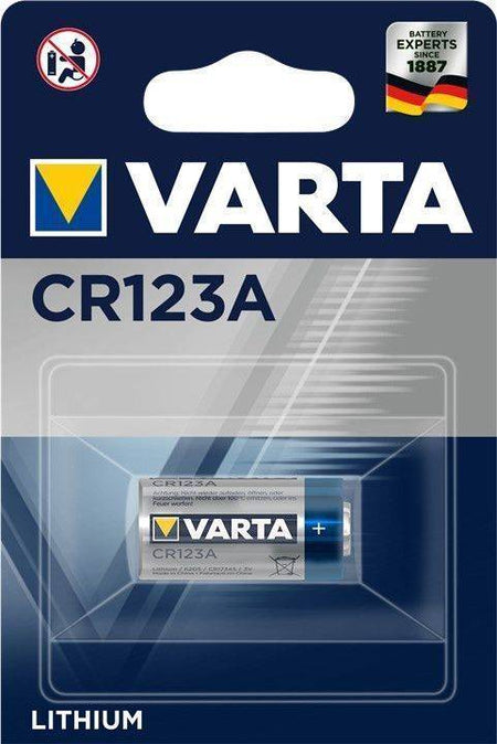 Baterie CR123A Varta lithium 3V 1600mA