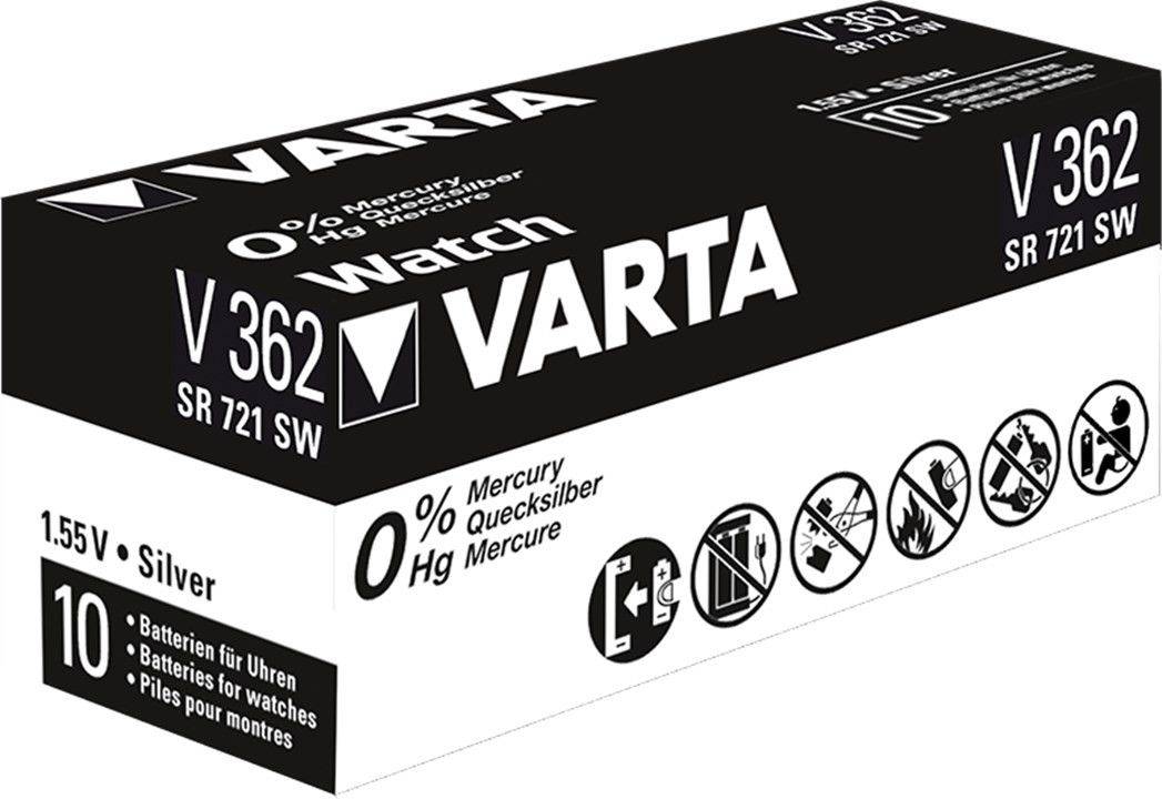 Baterie Varta V362 1.55V 21mAh Silver Oxide pentru ceasuri