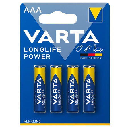 Baterii alcaline LR3 AAA Varta LongLife Power 4buc/blister 4903/4B