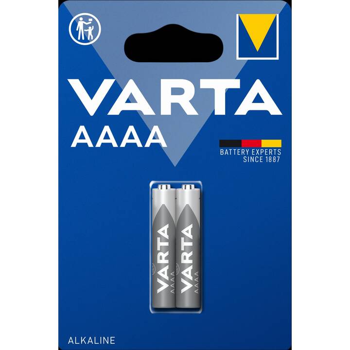 Baterii alcaline Varta AAAA 1.5V 4061 LR61 LR8D425 2buc 8.3x41.5mm