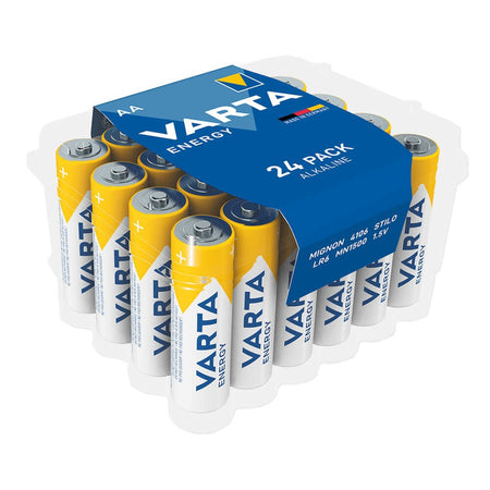 Baterii alcaline Varta ENERGY AA LR6 set 24buc