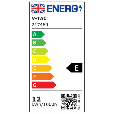 Bec A60 E27 FILAMENT LED 12W 1521lm 6500K alb rece V-tac SKU-217460