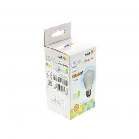 Bec cu LED A60 E27 10W 230V lumina rece Supreme Well