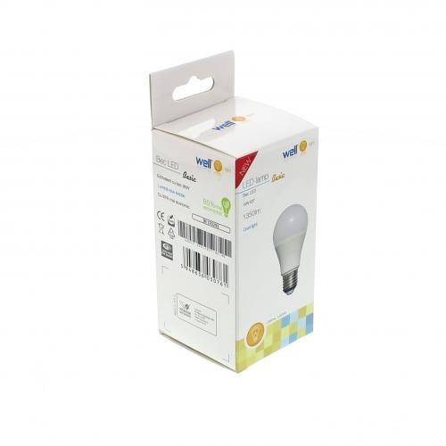 Bec cu led A60 E27 15W 230V lumina rece Basic Well