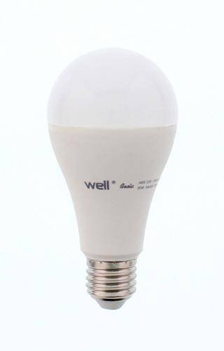 Bec cu LED A65 E27 15W 1200lm 230V lumina naturala 4000K Basic Well