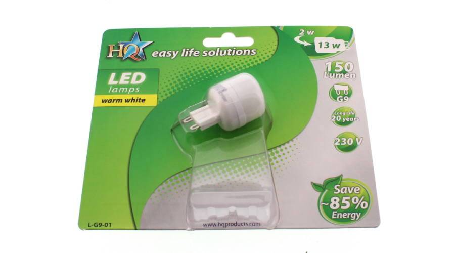 Bec cu led G9 2W 2700K HQ