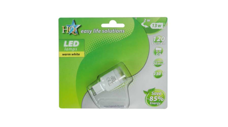 Bec cu led G9 2W 2700K HQ