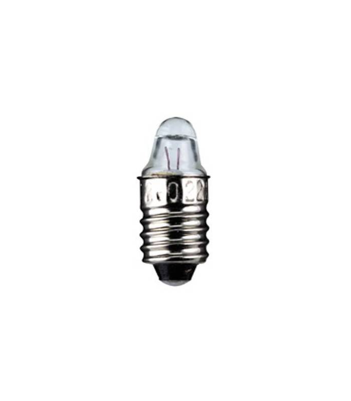 Bec E10 2.5V 0.3A filet si lentila Goobay
