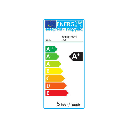 Bec Edison Wi-Fi Smart LED Filament Bulb E27 ST64 5W 500lm Nedis