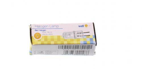 Bec halogen eco G6.35 52W 230V sticla clara Well