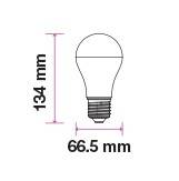 Bec LED 17W E27 A65 200D 1521lm SAMSUNG CHIP 3000K alb cald V-TAC