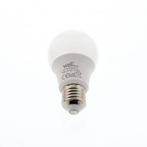 Bec LED A60 E27 10W 720lm 230V lumina calda Basic Well