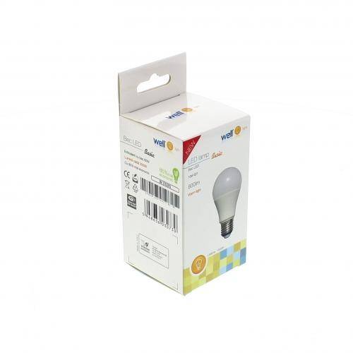 Bec LED A60 E27 10W 720lm 230V lumina calda Basic Well