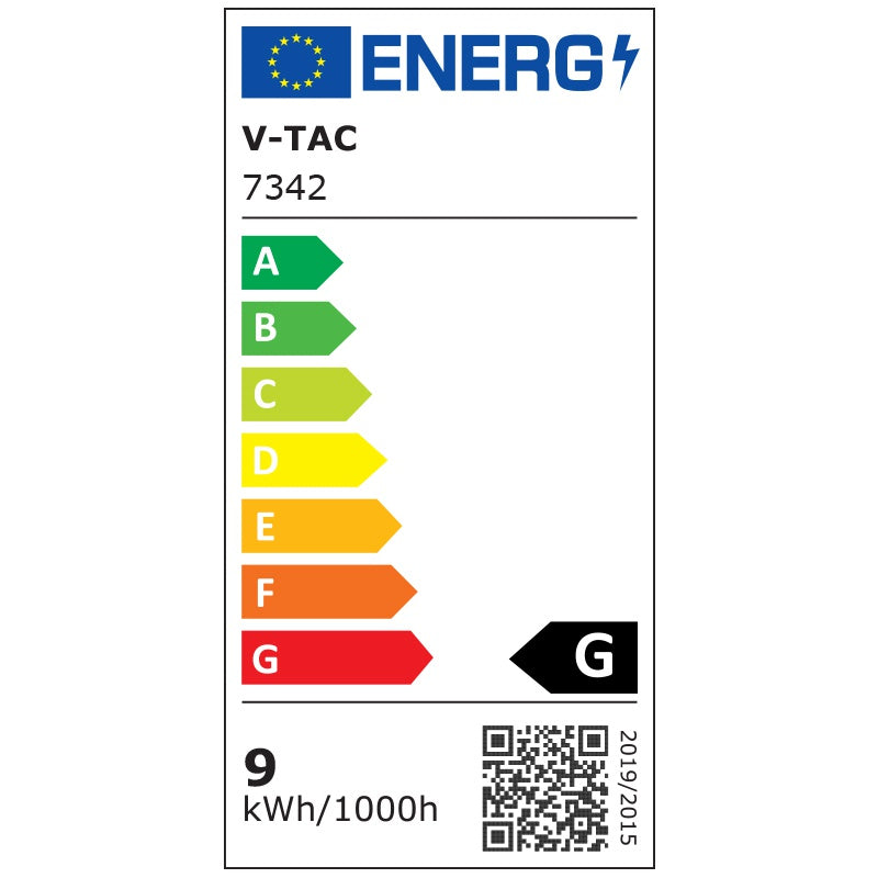 Bec LED A60 E27 9W galben V-TAC