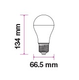 Bec LED A65 E27 15W 1250lm 3000K alb cald cip SAMSUNG V-TAC