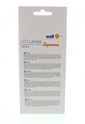 Bec LED A95 E27 21W 1700lm 230V 6400K lumina rece 95x168mm Supreme Well