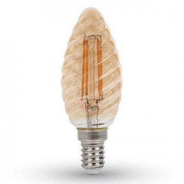 Bec LED E14 4W cu filament 2200K alb cald V-TAC