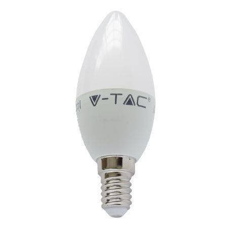 Bec LED E14 C37 5.5W 470lm 6000K alb rece CIP SAMSUNG V-TAC