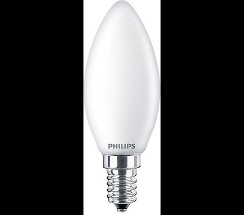 Bec LED filament Philips lumanare B35 E14 2.2W (25W) 250lm lumina calda 2700K 929001345255