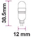 Bec LED G4 12V 1.5W 160lm 4000K alb neutru V-TAC