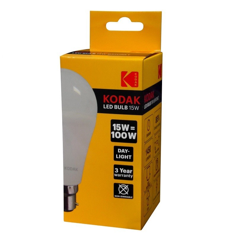 Bec LED KODAK E2715W 1450lm echivalent 100W 6000K lumina rece