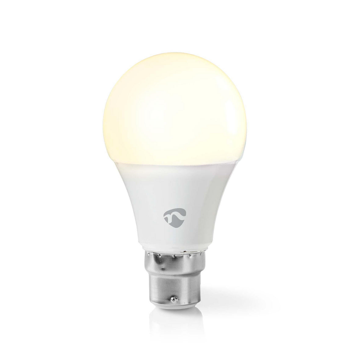 Bec LED Smart WiFi B22 9W 800lm alb cald 2700K Nedis