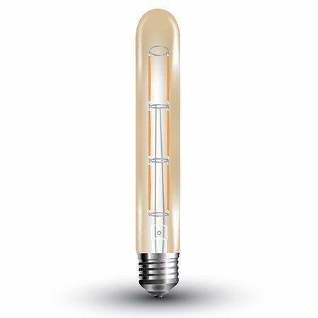 Bec LED T30 E27 cu filament 6W 2200K alb cald V-TAC