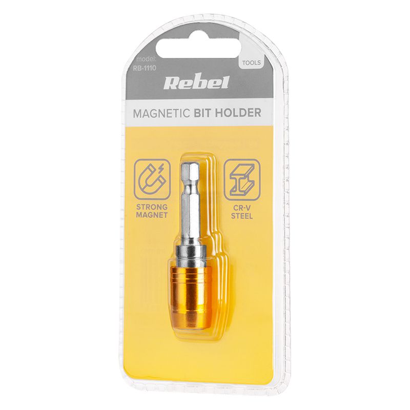 BIT HOLDER MAGNETIC 60mm REBEL RB-1110