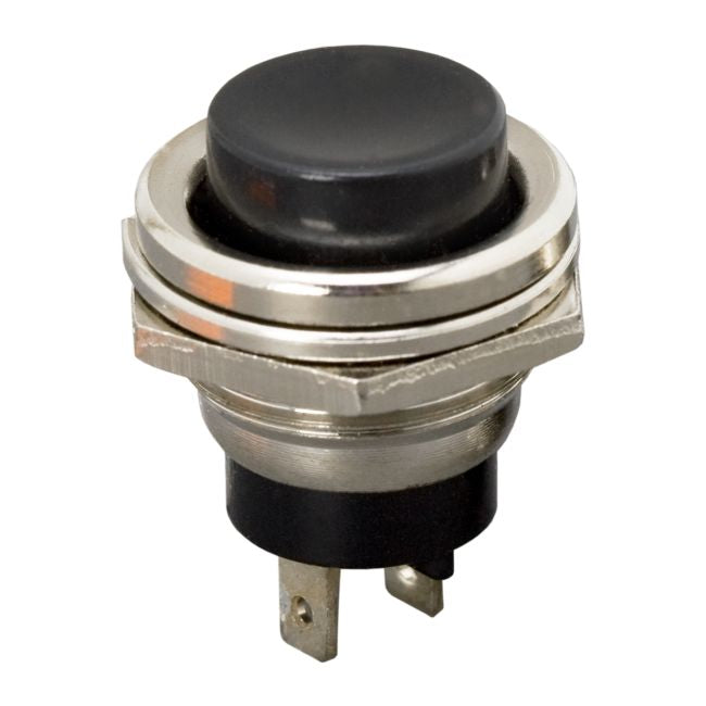 Buton 1 circuit 2A 250V OFF-ON fara retinere negru 09065FK