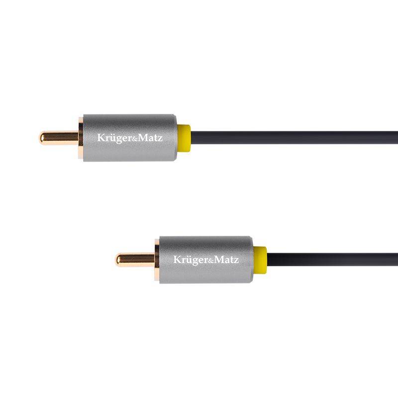 CABLU 1x RCA - 1x RCA 1.8m BASIC Kruger&Matz