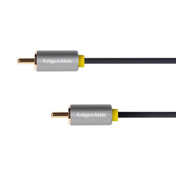 CABLU 1x RCA - 1x RCA 1.8m BASIC Kruger&Matz