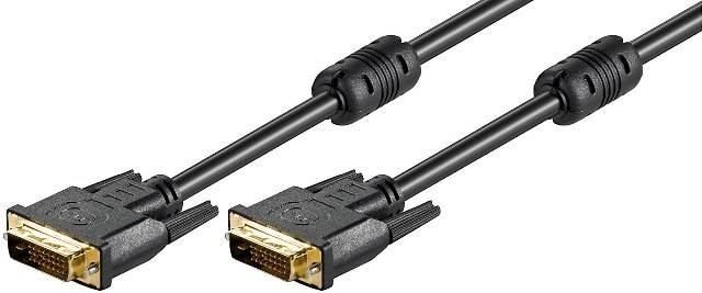 Cablu 2m DVI-D Tata 24+1 - DVI-D Tata 24+1 CA contacte aurite