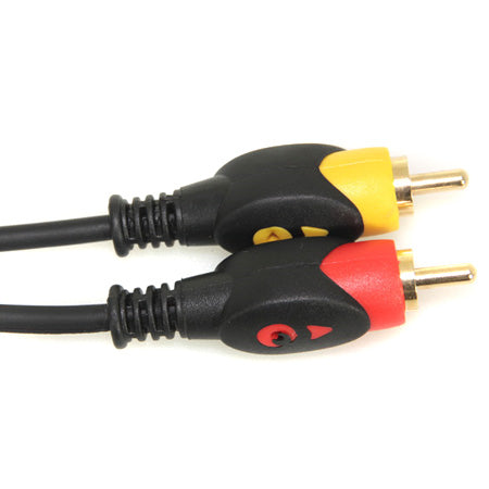 Cablu 2x RCA - 2x RCA Gold 1.5m tata-tata contacte aurite