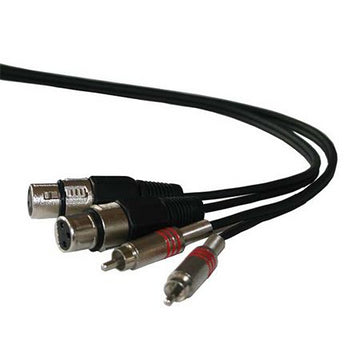 Cablu 2x RCA tata la 2x XLR mama 1.5m ibiza